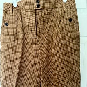 Crop pants with cuff